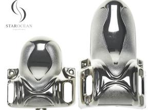 China Silver Funeral Handle Plastic Coffin Corner High Quality Complete Set Wholesale 5#S factory