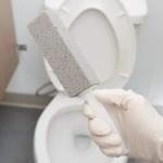 Toilet Cleaning Brush Bowl Cleaner Hard Water Ring Limescale Remover Pumice