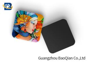 China Mini 3D Personalised Tea Coasters / Cup Coasters , Custom Square Coasters Printing Placemat factory
