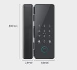 Office Keyless Smart Door Lock Tuya Digital Fingerprint Electronic Code IC Card