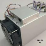 SHA256 1480W Bitcoin Miner Machine 9TH/S Ebang Ebit E9+ Miner