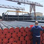 ASTM A214 SA214 Anti Corrosion Steel Pipe , PE Coating Steel Gas Line