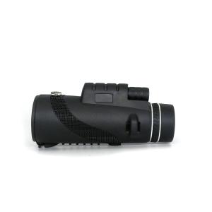China Low Light Vision Compass Monocular Telescope 12x50 40x60 for Bird Watching factory