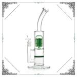 Birdcage Glass Water Pipe 5mm Thickness With Honeycomb Perc 6 Arms Percolator