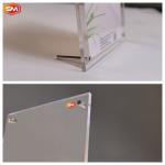 A6 Custom Clear Acrylic Display Photo Frame With Steel Screw Stand
