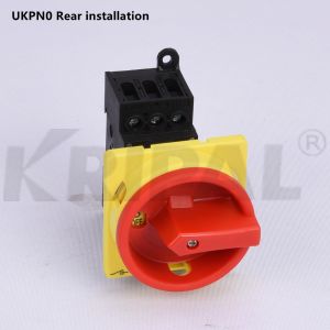 IEC IP65 16A Triple Pole 3 Phase Disconnect Switch Waterproof