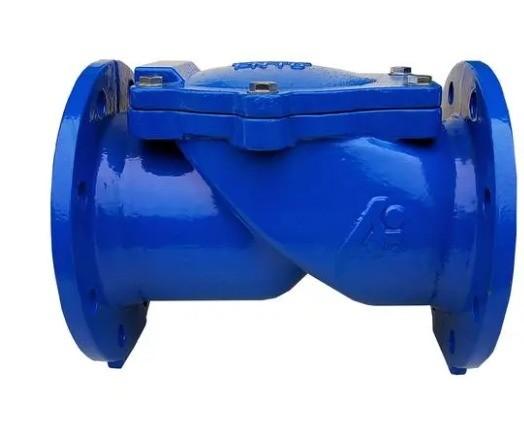 Medium Temperature DN100 Pn16 Asin Cast Iron Rubber Flapper Check Valve for OEM