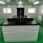 ISO Certified Island Benches In Laboratory Work Station Furniture Anti Alkali