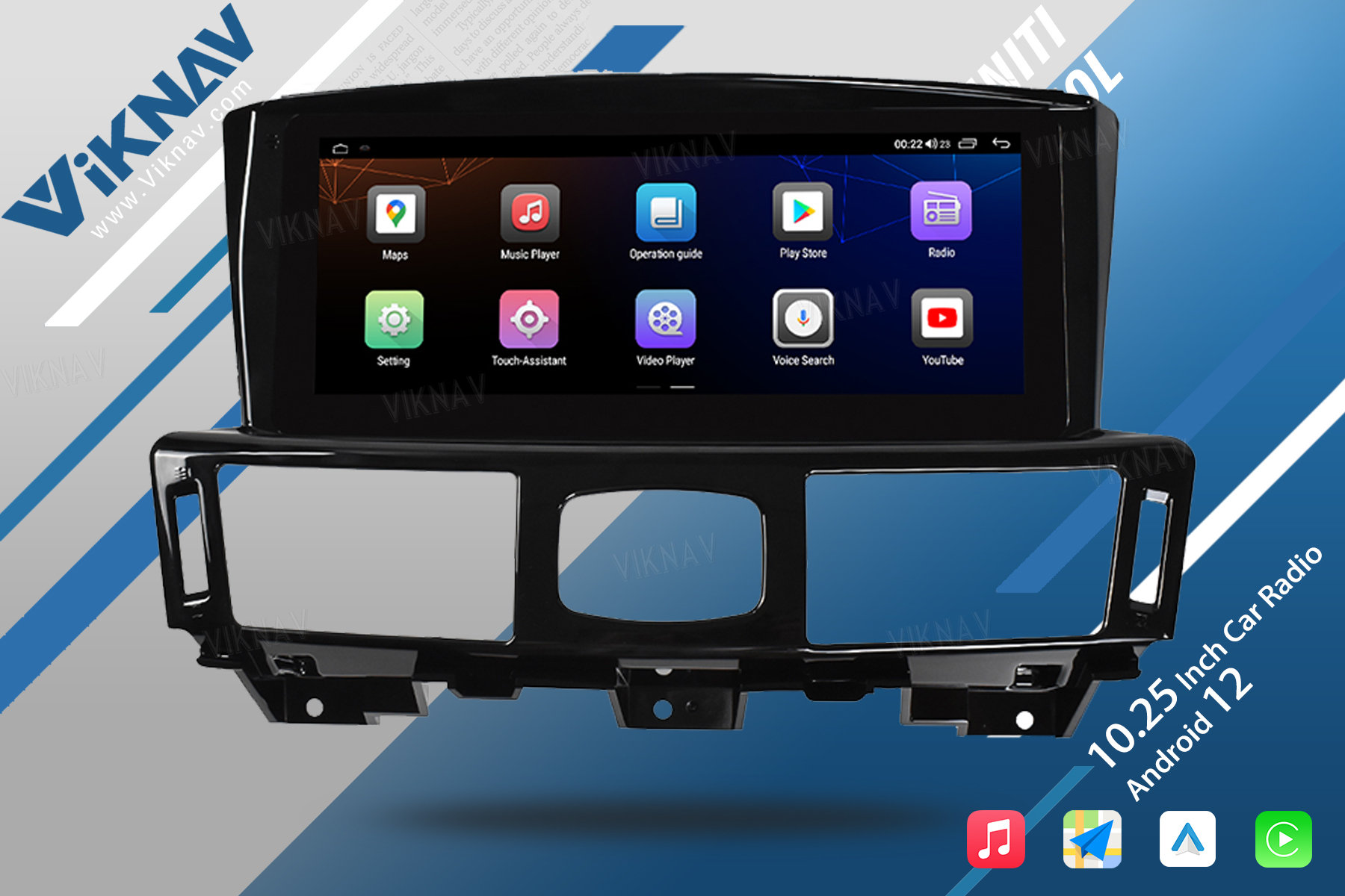 Infiniti Q70L 2013-2017 Aftermarket Touch Screen Radio Car Stereo Multimedia Player