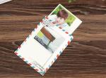 6inch vintage style hanging paper photo frame wholesale stamped paper
