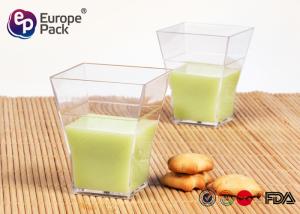China Individual Plastic Dessert Cups 60Ml Mini Ps Plastic Pudding Cup factory
