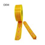 Sausage Casings Yellow Colour Printed Artificial Sausage Skin For Steam Cooked