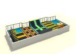 Indoor Trampoline Place / Trampoline Amusement Park CE ISO TUV SGS Certificates
