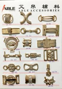 China Women Custom Made Metal Shoe Buckles Shoes Accessories For OEM Designs factory