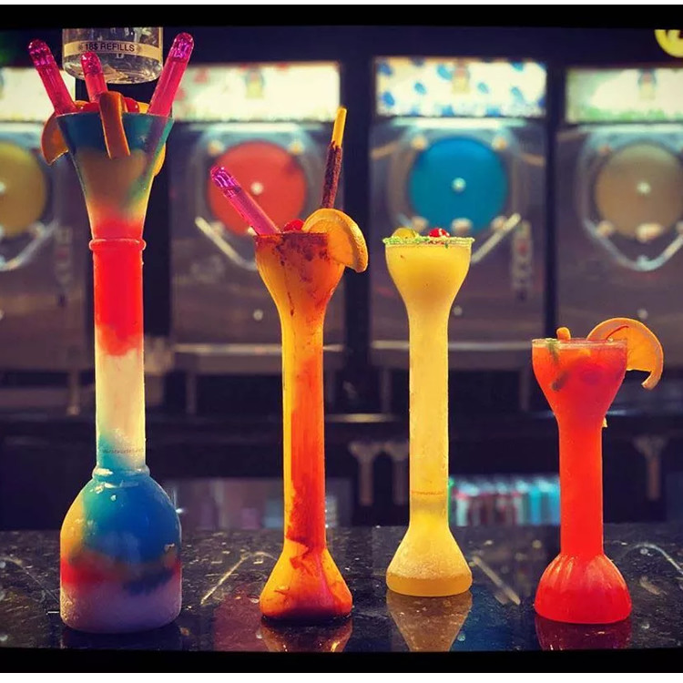 Reusable Party Yard Cups For Granita And Sorbet Parlors Cafe