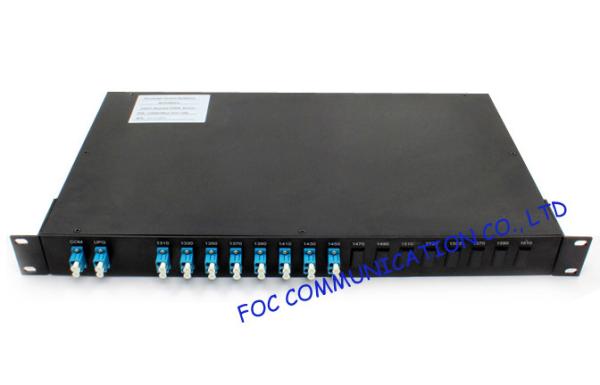 Rack Mount Wavelength Division Fiber Optic Multiplexer 1310 / 1550nm , High