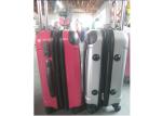 3 Piece Set ABS PC Luggage Bag , Bright Color 4 Wheel Lightweight Suitcase Set