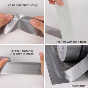 China Hot Melt Adhesive Waterproof Cloth Duct Tape 72mm Width Transparent factory