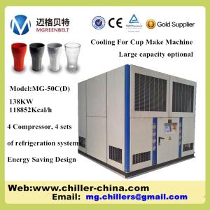 China 30 Ton Air Cooled Package Chiller Manufacture For Plastic factory