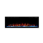 1500w Adjustable Thermostat Indoor Electric Fireplace with Modern Decor LED Fire