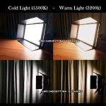 A-2200IIQ Bi Color 100W Photoshoot Lighting Equipment 10000lm LED Photography