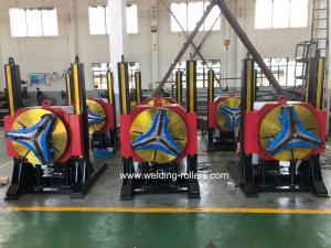 China Hydraulic Lifting Pipe Turning Welding Positioner 3000KG With 3 Jaws Chuck factory
