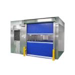 Rolling door cargo air shower