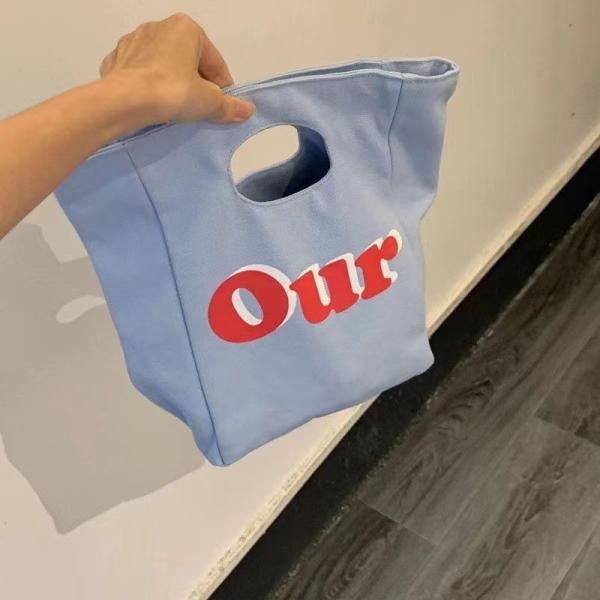 FASHION NICHE DESIGN CUTE CLUTCH BAG TOTE BAG CASUAL COMMUTER LUNCH BOX BAG MAKEUP BAG STORAGE BAG