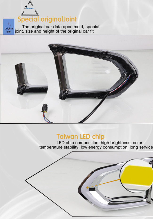 Flexible DRL LED Daytime Running Light For Nissan Patrol Fog Light 2016-2019