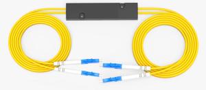 China 2xN ABS Box Passive Optical Splitter PLC Optical Fiber Splitter factory
