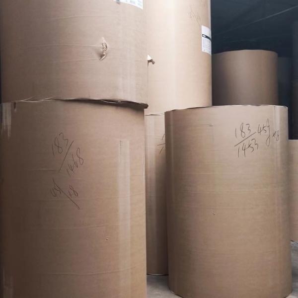 Wrapping Triangular Round Hole Perforated Kraft Paper 68gsm Uncoated