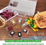 Plastic Seed Storage Box, Seeds Storage Organizer Container, Flower Seeds