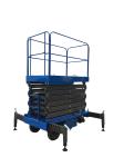 3Kw with 450Kg Loading Reaching Height 12m Motorized Scissor Lift