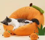 Anti Slip Bottom Washable Cat Beds For Four Season Reversible