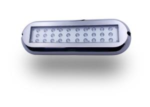 China 90W IP68 Marine LED Light / Blue White Stainless Steel Underwater Boat Light factory
