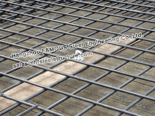 Square Ribbed Steel Reinforcing Mesh Contruct Reinforced Concrete Slabs
