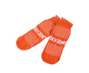 China Orange Sky Zone Trampoline Grip Socks / Polyester Anti - Skid Jump Socks For Trampolines factory