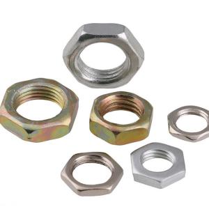 China Grade 2 5 8 Zinc Plated M6-M70 Hex Thin Nuts And Washers factory