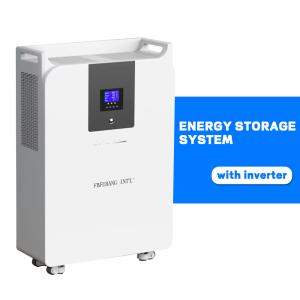 China 5kw White 48v 200ah Solar Inverter Energy Storage Battery All In One factory