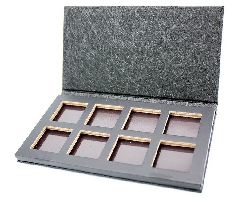 Straw Paper Custom Eyeshadow Palette Packaging 8 Colors CMYK PMS Printing