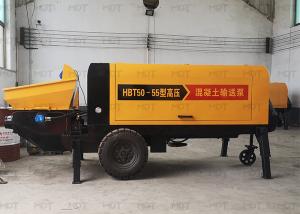 China MDT-50 55KW Portable Concrete Mixer Machine Small Size Yellow Color factory