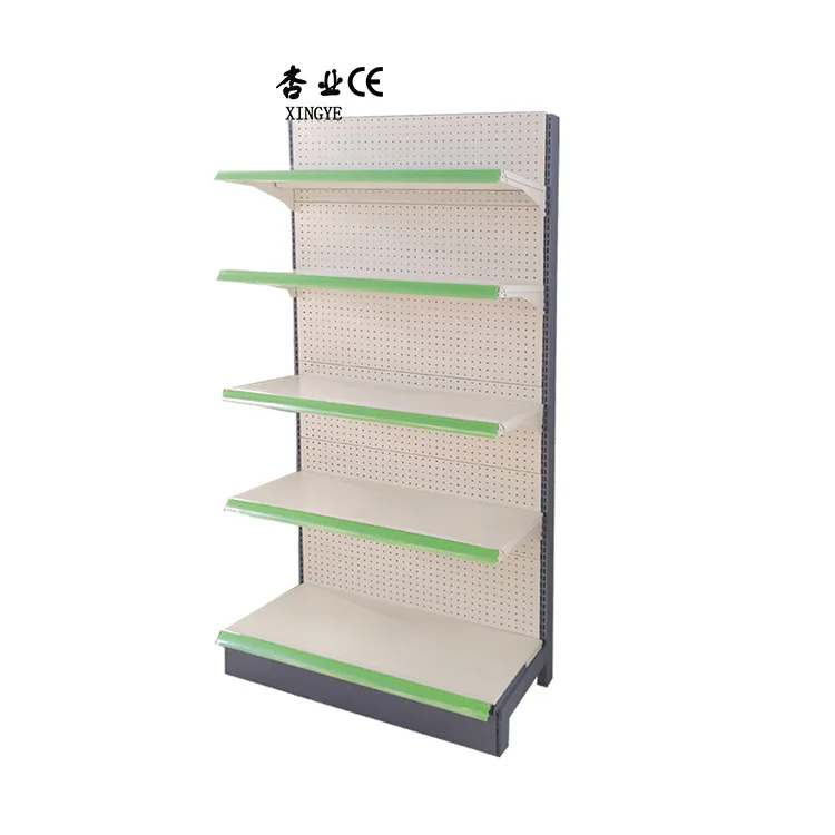 Shanghai Xingye Custom size color gondola shelving production shelf racks