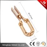 High quality Light Gold 63.21*8.47mm metal parts for bag accessries
