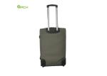 Polyester Travel Suitcase Soft Sided Luggage with in Line Skate Wheels