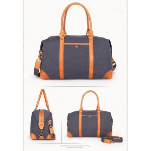Vegetable Tanned Canvas Travel Duffel Bags