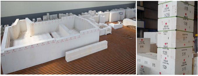 CS-3 ALUMINA-ZIRCONIA-SILICA AZS Fused Cast Refractories Bricks Superior and Performance