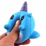 PU Foam Squeeze Kawaii PU Soft Stess Relief Whale Slow Rising Squishy Toys