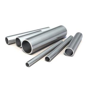 China 316 316L 430 Polished Stainless Steel Pipe Hairline Mirror Rust Resistant Seamless Round factory