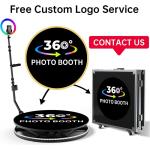 80-120CM Rotating Stand Wedding Fantasy 360 Photo Booth Overhead Machine with