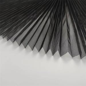China DIY Waterproof Folding Pleated Insect Screen With 18mm Pleated Height factory